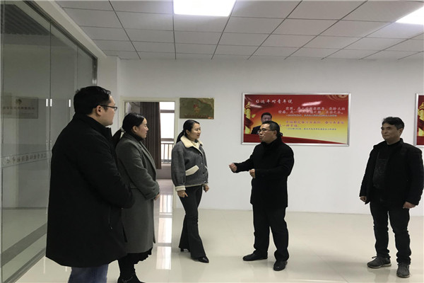 团市委王蕊蕊一行到六安市汇文学校调研指导共青团工作