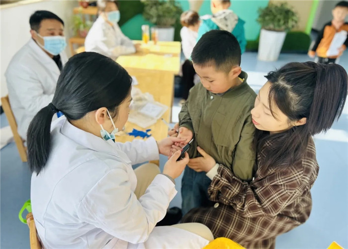 健康体检护幼成长六安市清水河第一小学附属幼儿园体检记
